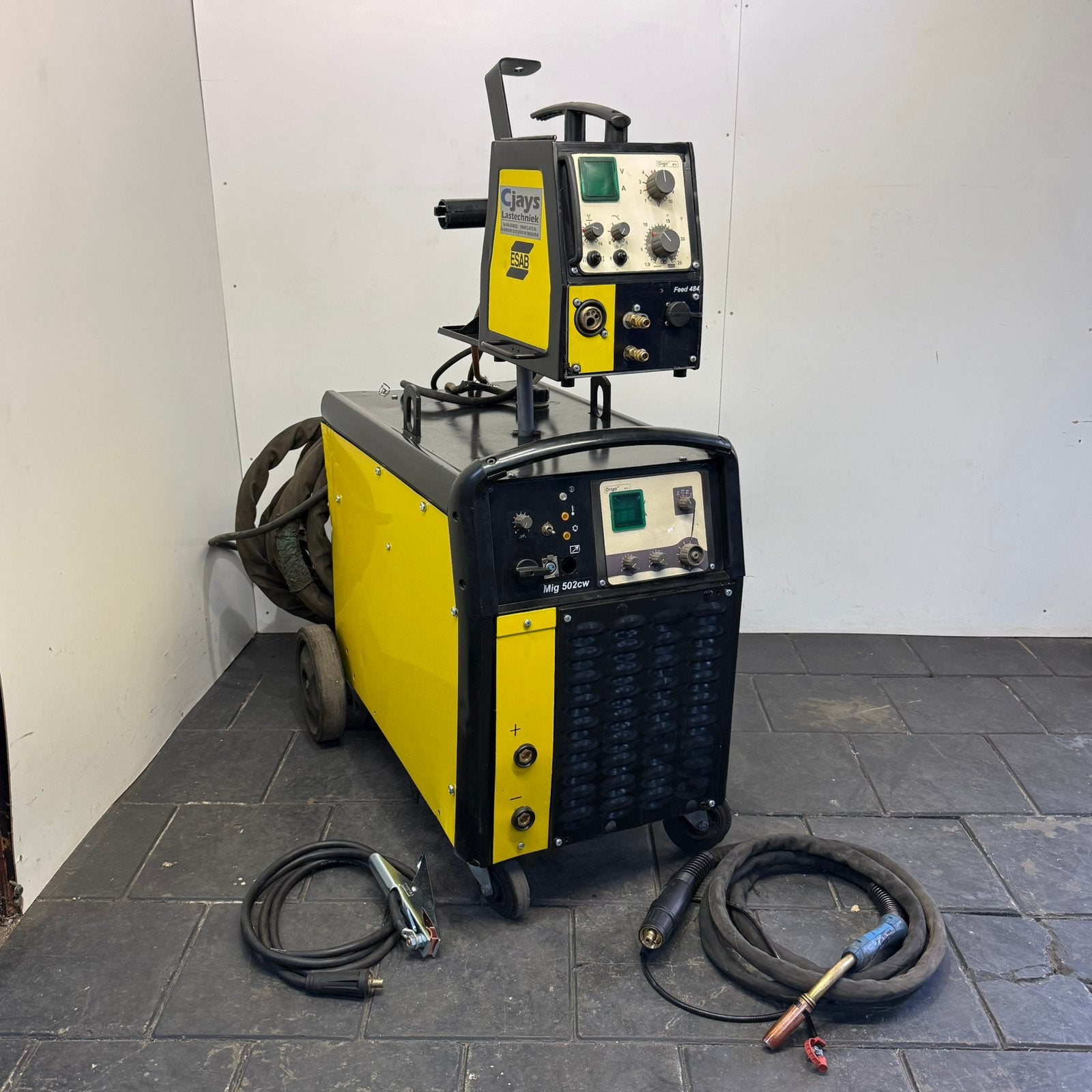 ESAB Origo Mig 502cw MIG/MAG C02 Lasapparaat WTGK 500A 380V