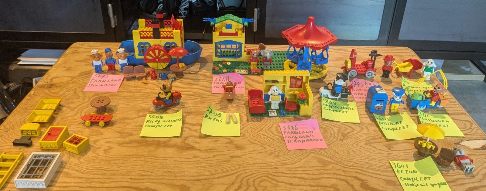 Lego Fabuland partij van sets 3673 3668 3602 3636 en meer, Ophalen of Verzenden