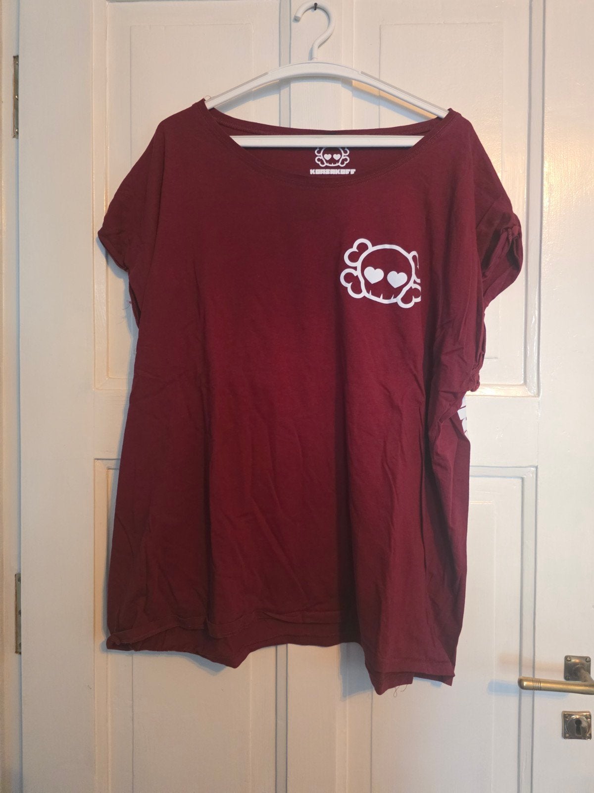 Korsakoff shirt 5XL, Maat 46/48 (XL) of groter, Ophalen of Verzenden, Gedragen, Rood
