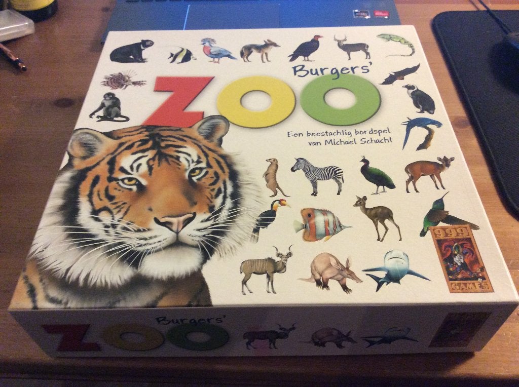 Burgers' Zoo. Beestachtig Bordspel van 999 games., Een of twee spelers, Ophalen of Verzenden, 999 Games