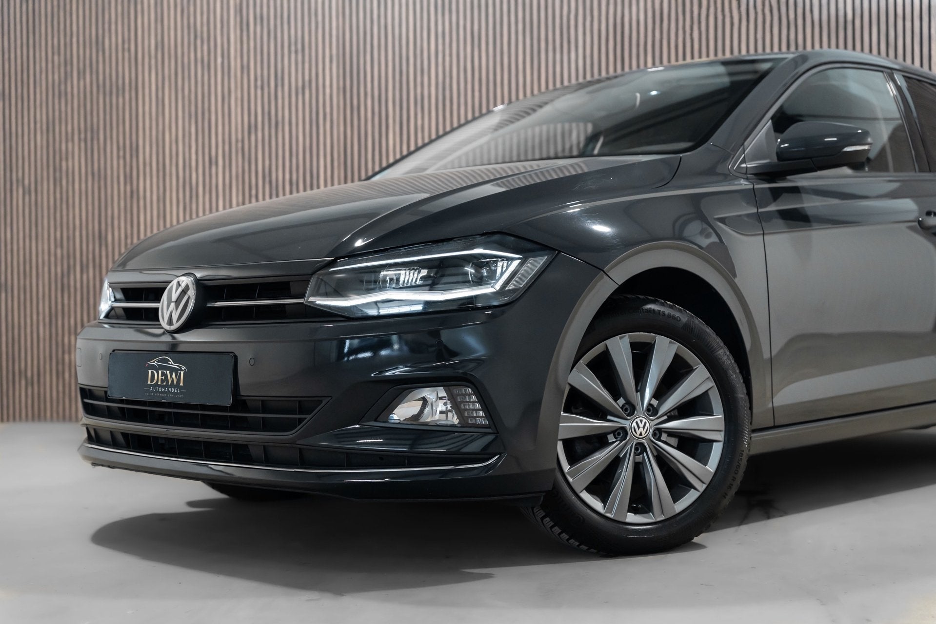 Volkswagen POLO 1.0 TSI Highline StoelverW R DSG LED CLIMA C, Dealer onderhouden, Stof, Gebruikt, 116 pk