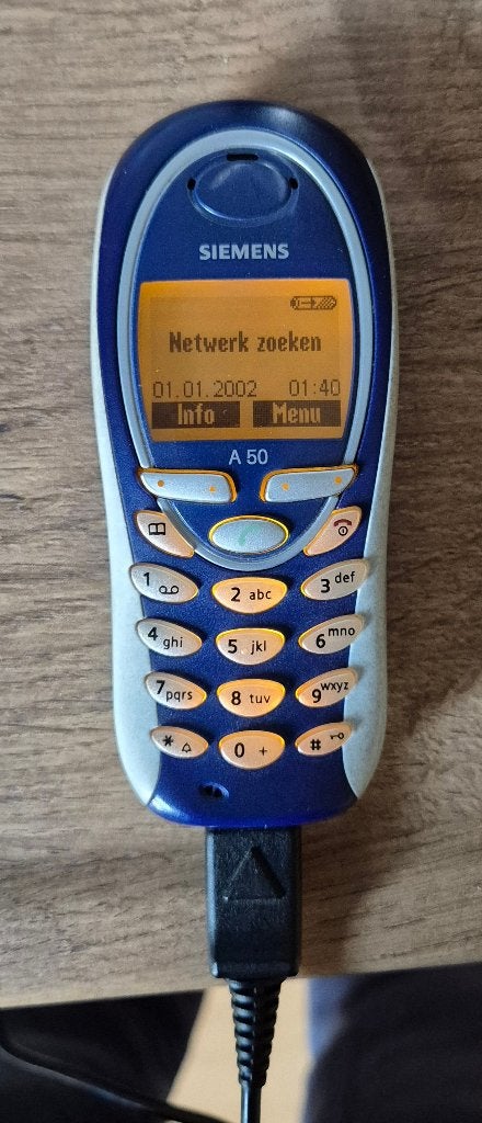 Siemens A50 blauw, Ophalen, Gebruikt, Klassiek of Candybar, Zonder simlock