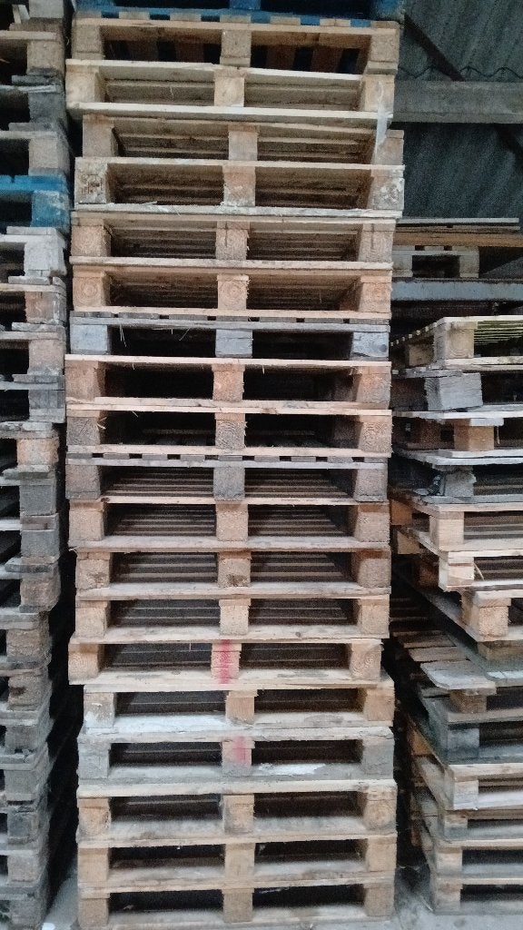 gebruikte euro en blokpallets, Ophalen, Gebruikt, Minder dan 25 mm, Pallet
