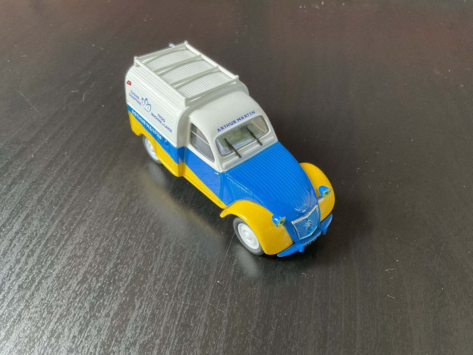 Norev, Hachette, Citroën 2CV bestelwagen, Hobby en Vrije tijd, Ophalen of Verzenden, Zo goed als nieuw, Overige typen, Norev