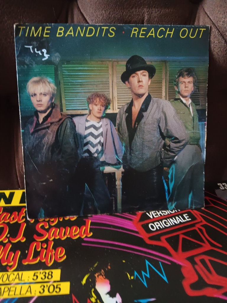 time bandits - reach out   a, 7 inch, Ophalen of Verzenden, Zo goed als nieuw, Pop