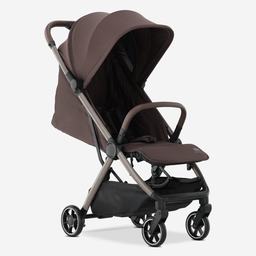 DERYAN Air buggy Chocolate | Compact met transporttas, Zo goed als nieuw, Marithaime 8, 6662 WD Elst, Nederland, Zonnekap, Ophalen