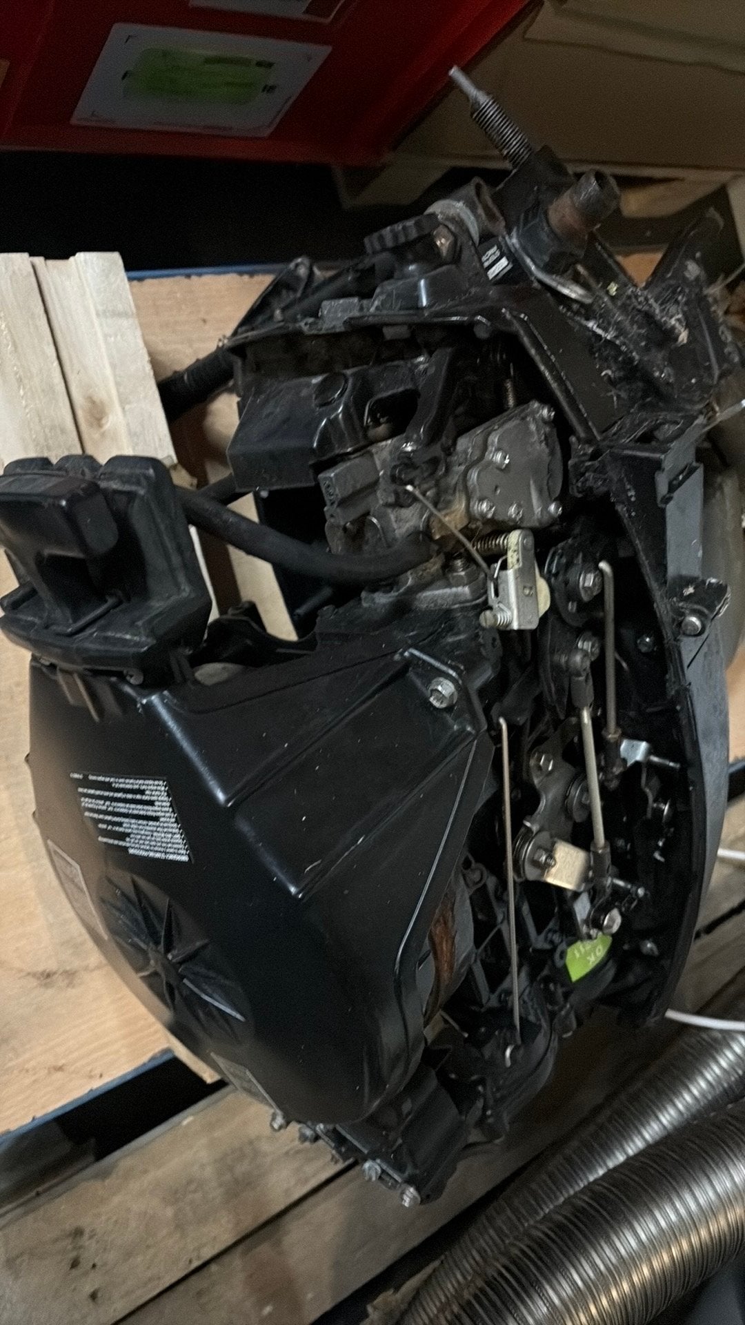 Mercury 25pk 2 takt buitenboord motor onderdelen, Ophalen, Motor en Techniek, Motorboot