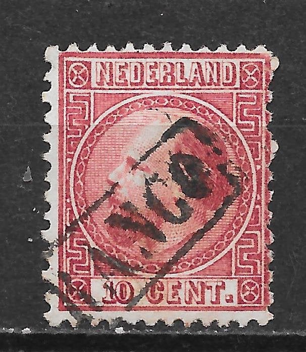 Nvph 8 gebruikt cw 5,00 D, Ophalen of Verzenden