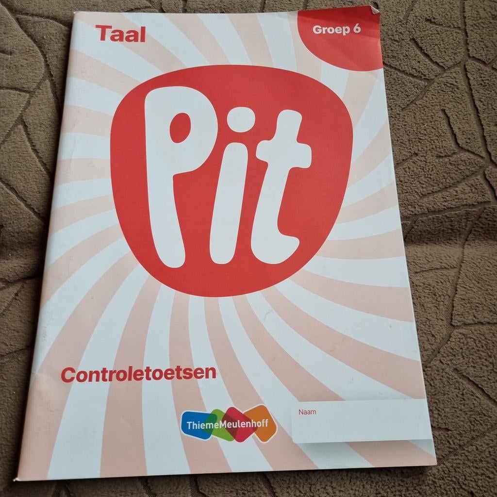 Groep 6 Pit Taal  Controletoetsen taal basisschool, Boeken, ThiemeMeulenhoff, Ophalen of Verzenden, Zo goed als nieuw, Nederlands