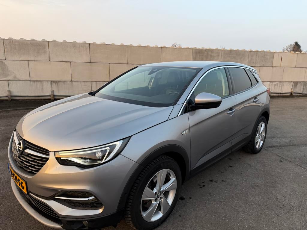 Opel Grandland X 1.2 Turbo 130pk S&S Aut 2018 Grijs, 1199 cc, Leder en Stof, 130 pk, 3 cilinders