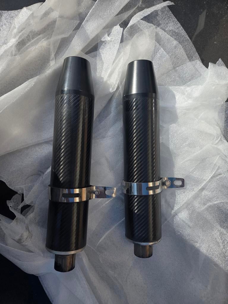Triumph Street Triple Carbon Dempers - Set, Motoren, Onderdelen | Overige, Ophalen of Verzenden, Gebruikt