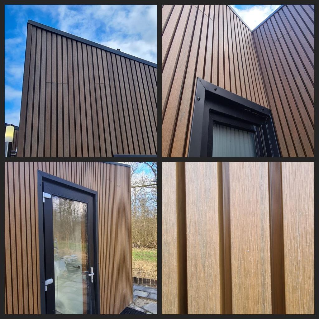 Kunststof plank. planken, gevelbekleding, rabatdelen, Doe-het-zelf en Verbouw, Platen en Panelen, Overige materialen, 20 tot 50 mm