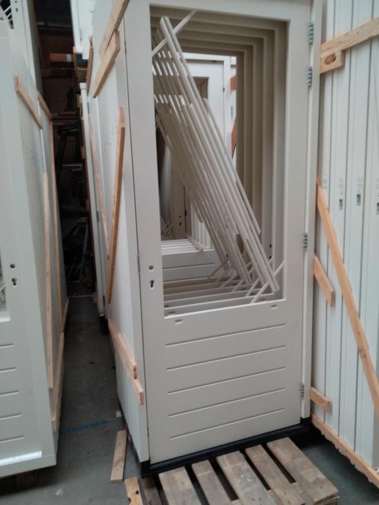 Hardhouten achterdeur kozijnen, 75 tot 150 cm, Deurkozijn, Nieuw, Ophalen of Verzenden