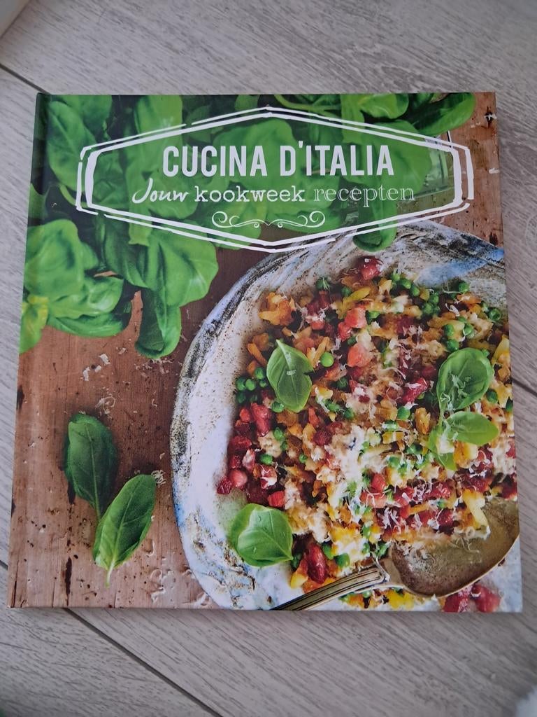 Cucina D'Italia - Jouw kookweek recepten, Italië, Vegetarisch, Ophalen of Verzenden, Zo goed als nieuw