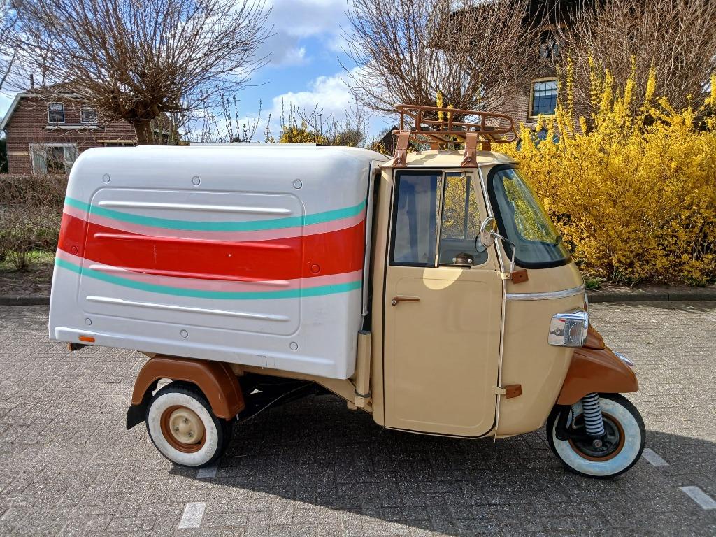 Gebruikte Piaggio Ape  Vespacar TukTuk MiPiagge Lambro Ape50, Zo goed als nieuw, 16 km/u of meer, 46 km of meer, Ophalen