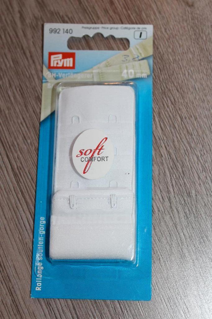 Prym BH verlengstuk Wit- 40 mm 992140 #2068, Ophalen of Verzenden, Nieuw, Rits of Sluiting