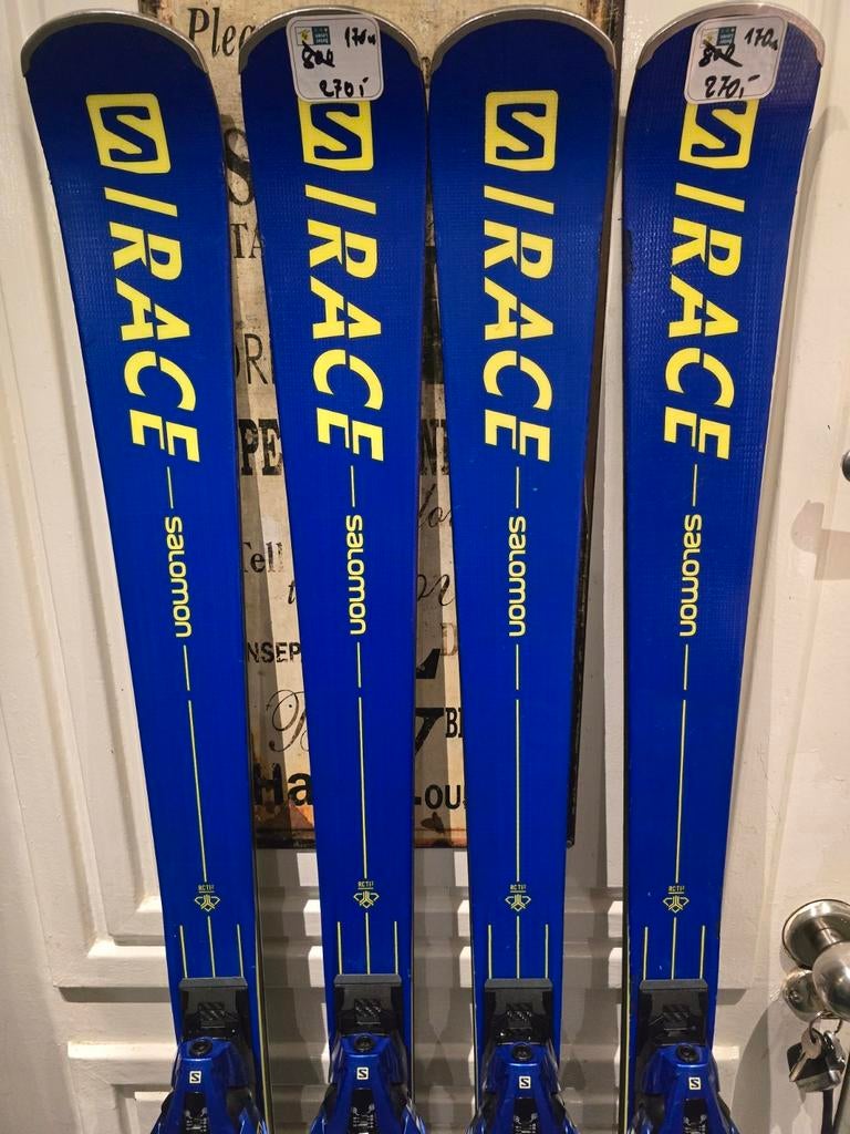 170cm SALOMON S RACE GT DUAL TITANIUM GEVORDERD TOP SKI, 160 tot 180 cm, Zo goed als nieuw, Carve, Skiën