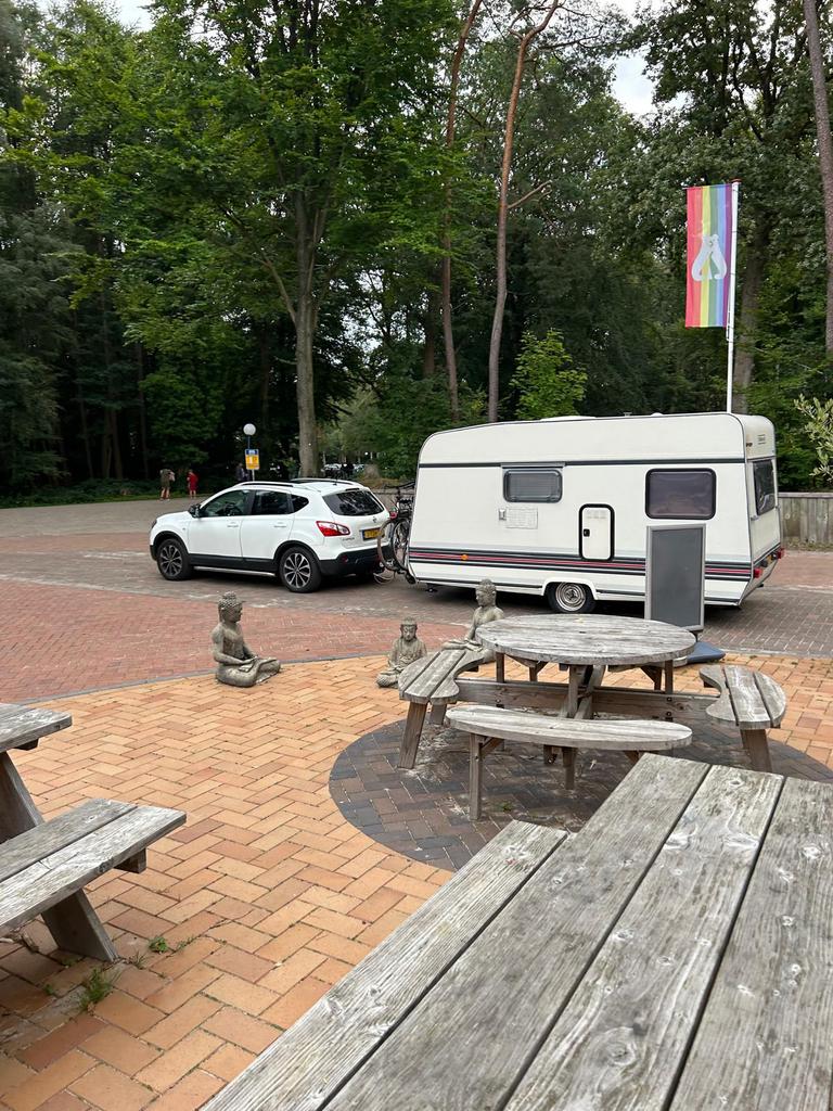 Burstner club caravan, Caravans en Kamperen, Caravans, Vast bed, Treinzit, Particulier, Luifel