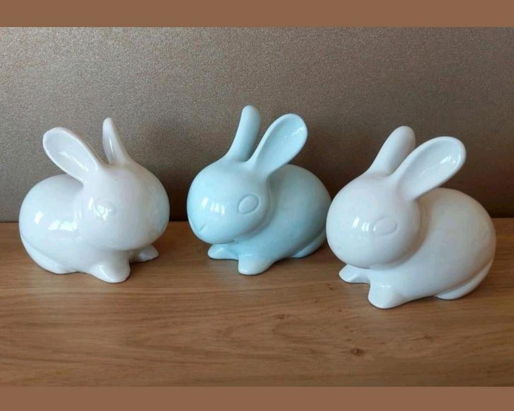 VINTAGE KONIJN VOOR WATTENBOLLETJES*PAASEITJES*TAMPONS  p.s, Diversen, Verzenden, Zo goed als nieuw