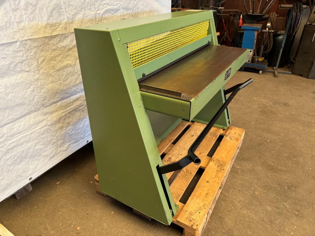 HM CS-100 Guillotineschaar 1060x1,25 metaal kunststof, Ophalen, Nieuw