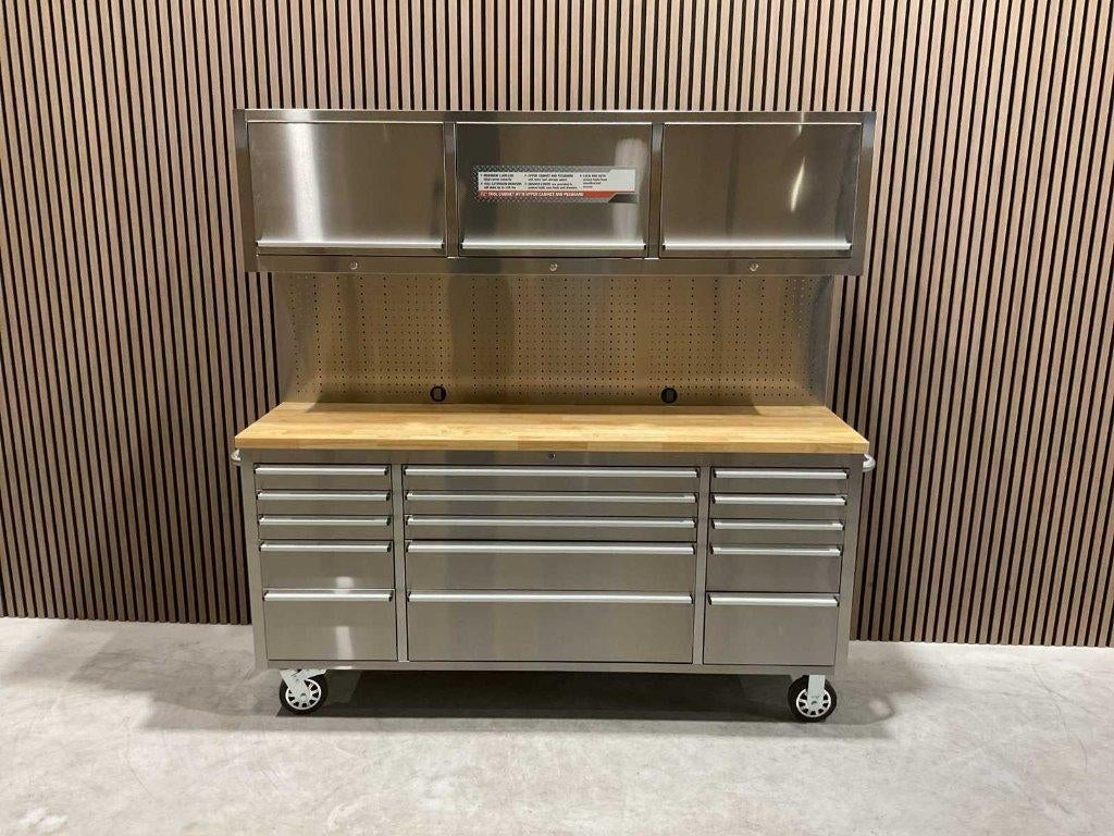Stahlworks Deluxe RVS 72 inch high 15 laden Werkbank new ‼️, Doe-het-zelf en Verbouw, Werkbanken, Ophalen, Nieuw, 170 cm of meer