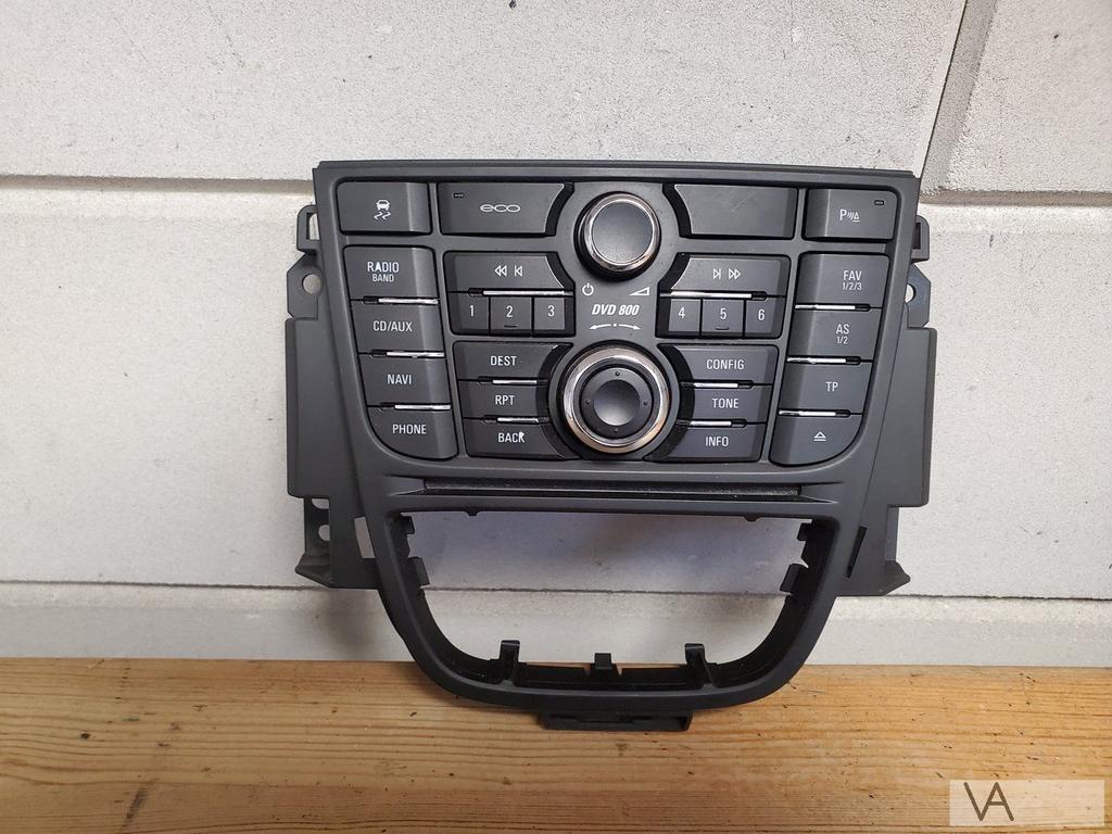 Opel Astra J 2009 - 2015 bedieningspaneel DVD800 13346053, Ophalen of Verzenden, Gebruikt, Opel