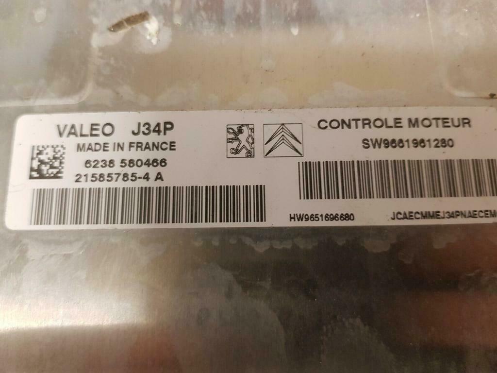 Citroen Peugeot Johnson Valeo JCAE J34P AAE  ECU, Gebruikt, Psaeu 3699, Ophalen of Verzenden, Psa