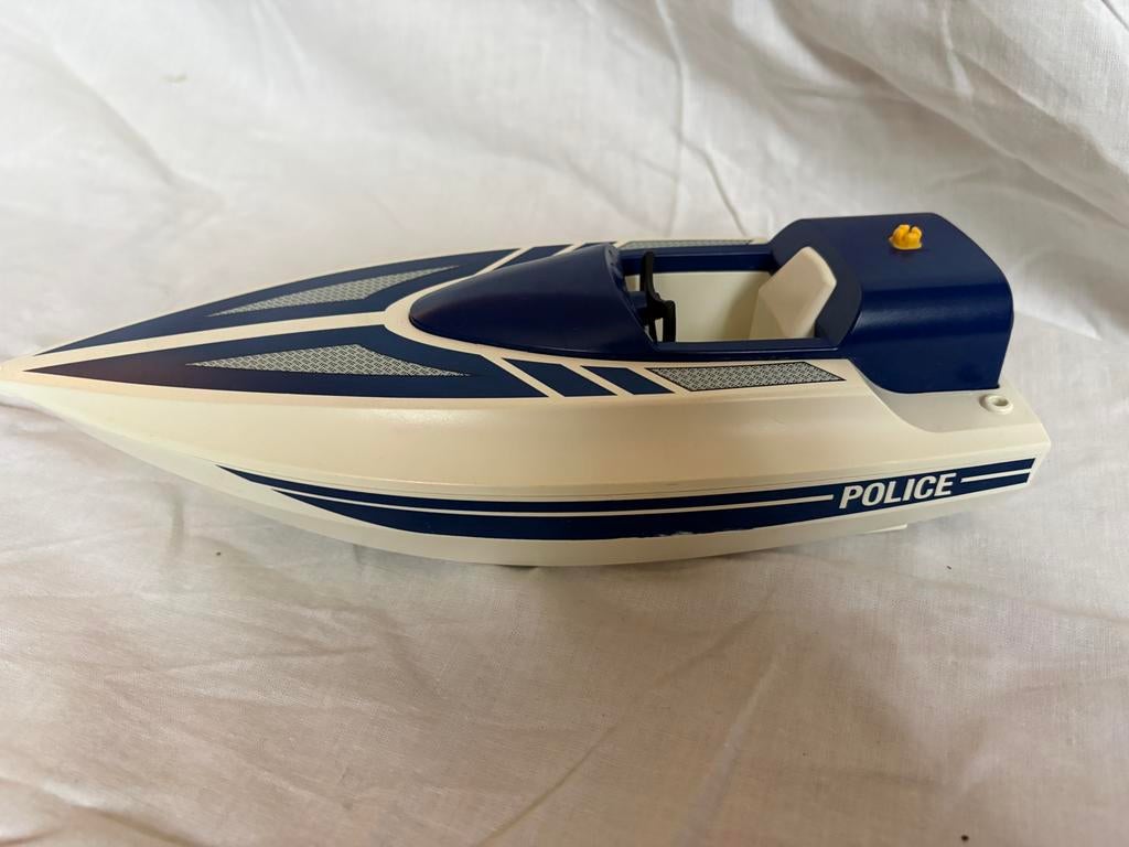 Playmobil Politieboot, Ophalen of Verzenden, Zo goed als nieuw, Jongen of Meisje