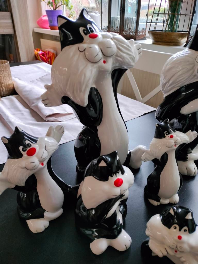 Sylvester Kat Beelden Collectie, Ophalen of Verzenden, Zo goed als nieuw, Dier