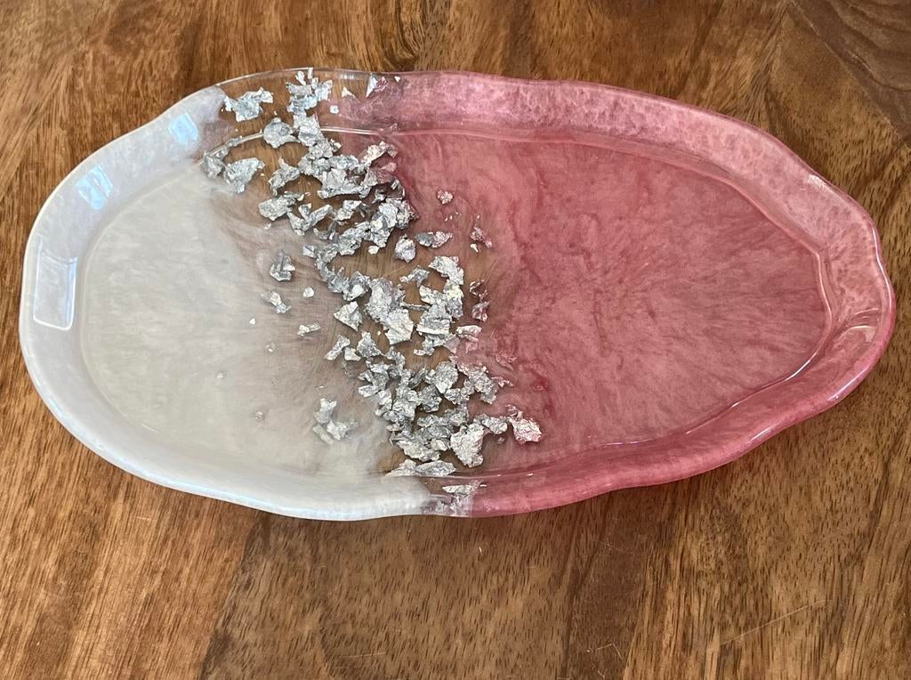 Tray - handmade epoxy by Smurfshop, Ophalen of Verzenden, Nieuw, Ovaal, Overige materialen