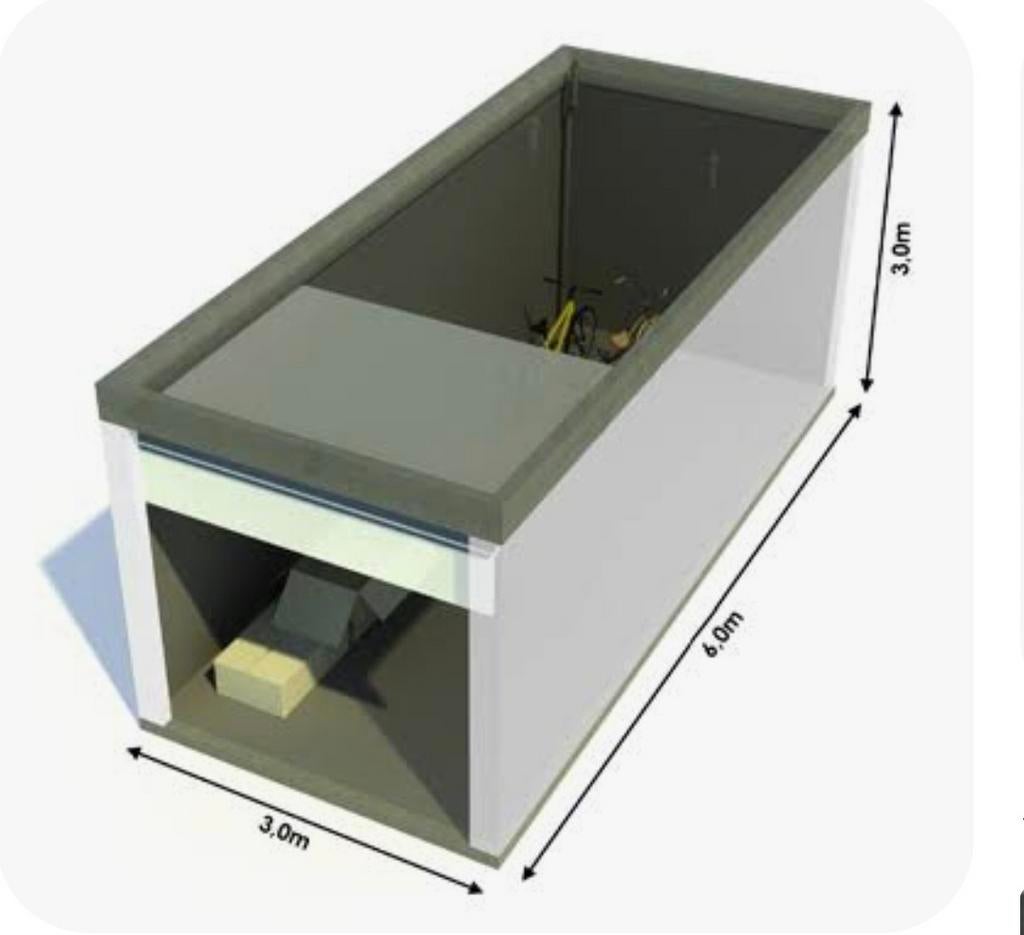Garagebox / opslagruimte te koop in Leeuwarden.