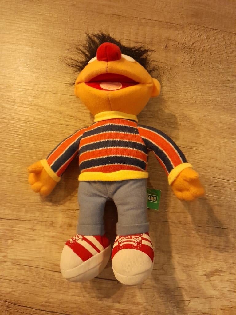 Ernie pop sesamstraat vintage, Kinderen en Baby's, Speelgoed | Poppen, Ophalen of Verzenden, Overige typen