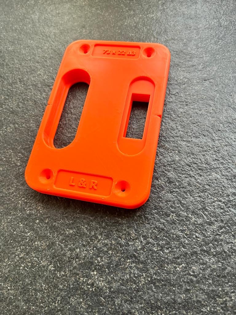 Freesmal tbv Sluitplaat 73x22, Doe-het-zelf en Verbouw, Gereedschap | Handgereedschap, Ophalen of Verzenden, Nieuw