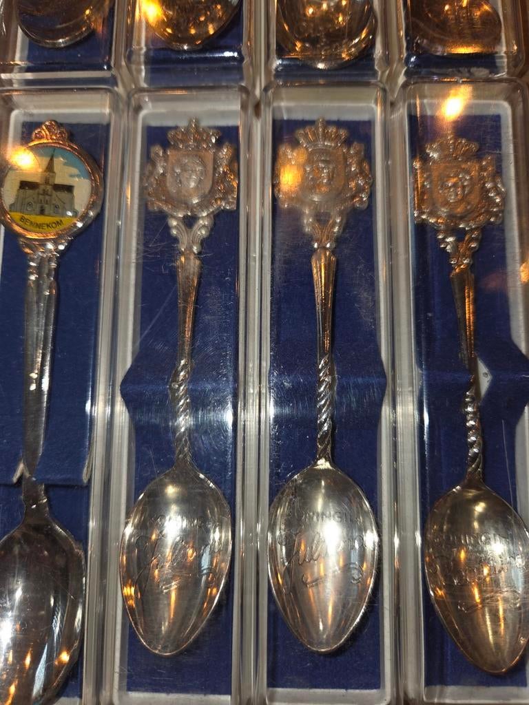 Set van 8 verschillende thee lepels, Antiek en Kunst, Ophalen of Verzenden