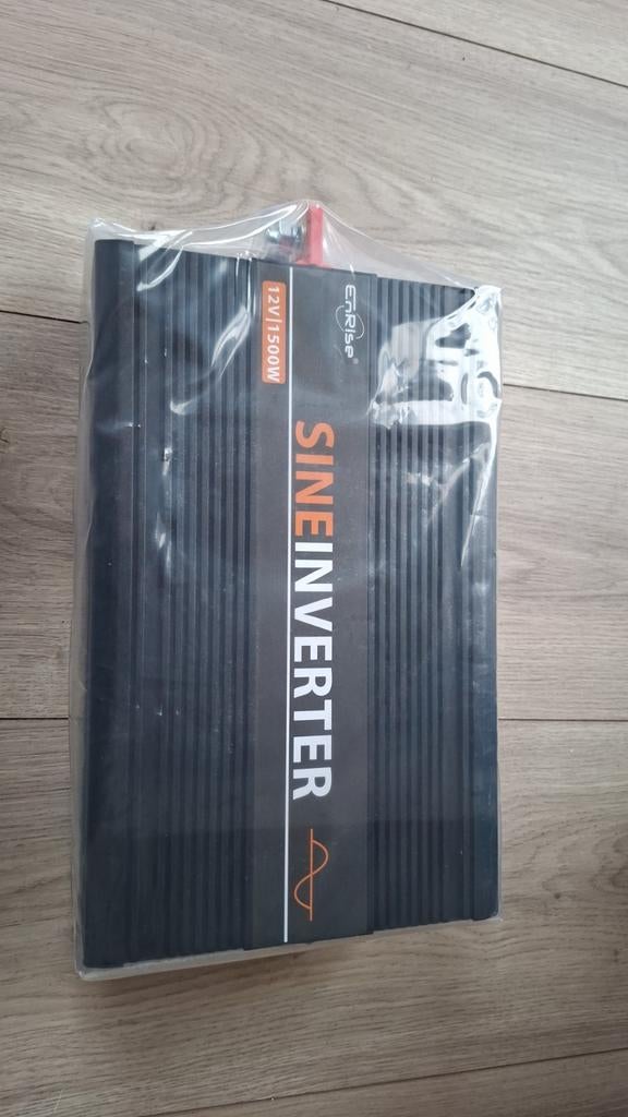 Nieuwe omvormer 12V -> 230V zuivere sinus 1500W, Ophalen of Verzenden, Nieuw