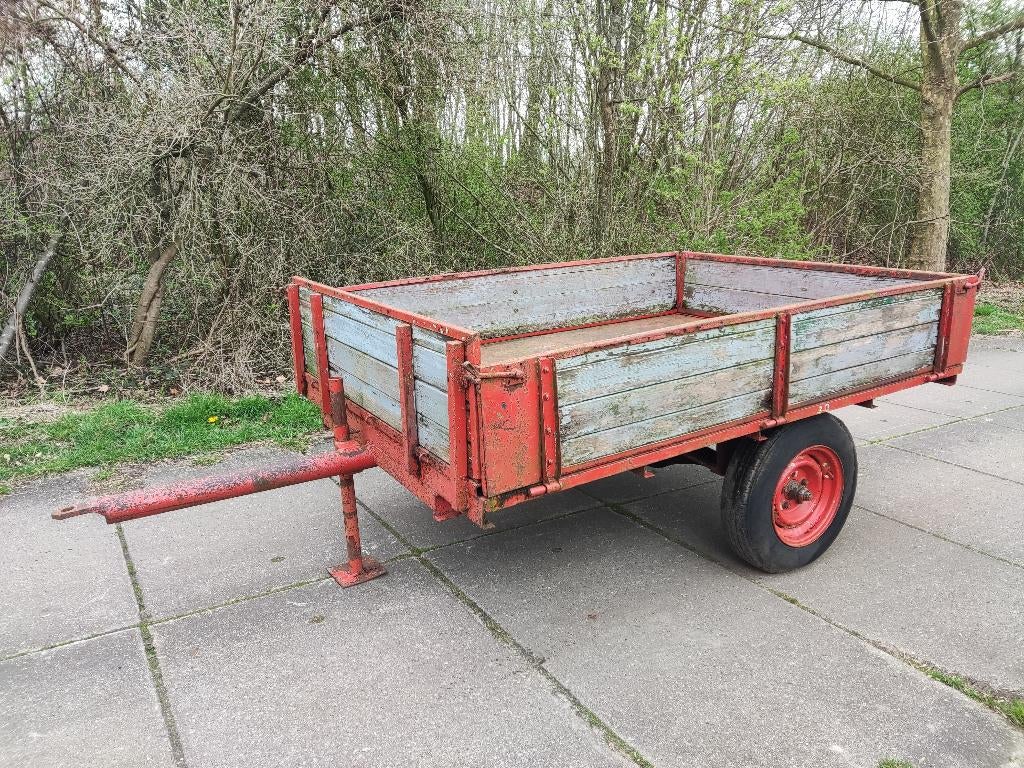 3 "landbouwwagens" (eigenbouw, van Lengerich, Schuitemaker), Transport, Lengerich, Lengerich, Glastuinbouw
