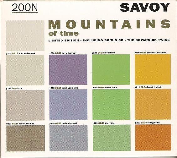 SAVOY 2 CD MOUNTAINS OF TIME lim ed + paul waaktar van A-HA, Ophalen of Verzenden, Zo goed als nieuw