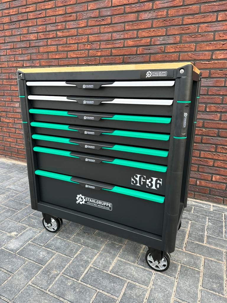 STAHLGRUPPE SG36! JUMBO GEREEDSCHAPWAGEN!, Ophalen, Gevuld, Nieuw