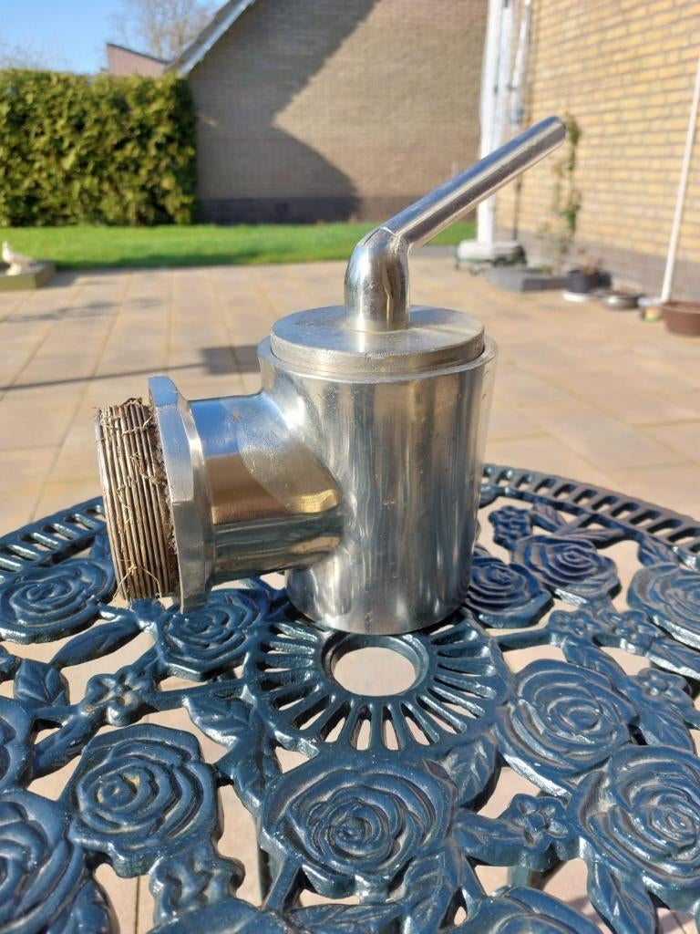 Kraan RVS professioneel, Doe-het-zelf en Verbouw, Sanitair, Ophalen of Verzenden, Zo goed als nieuw, Rvs, Kraan