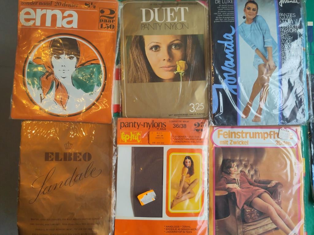 Panty 's jaren 70 vintage nylons, Kleding | Dames, Ophalen of Verzenden, Nieuw