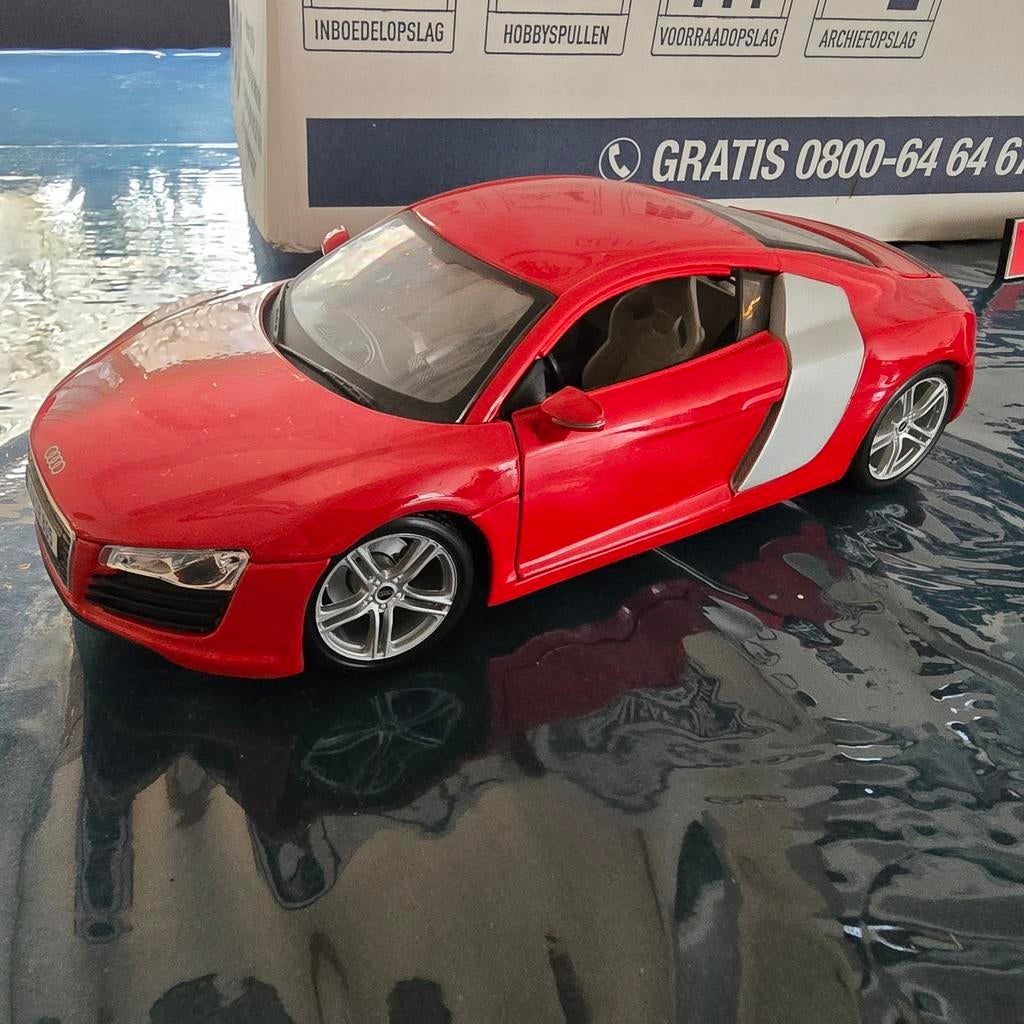 Audi modelauto collectie 1:18 - 4 stuks, Ophalen of Verzenden, Gebruikt, Auto, Maisto