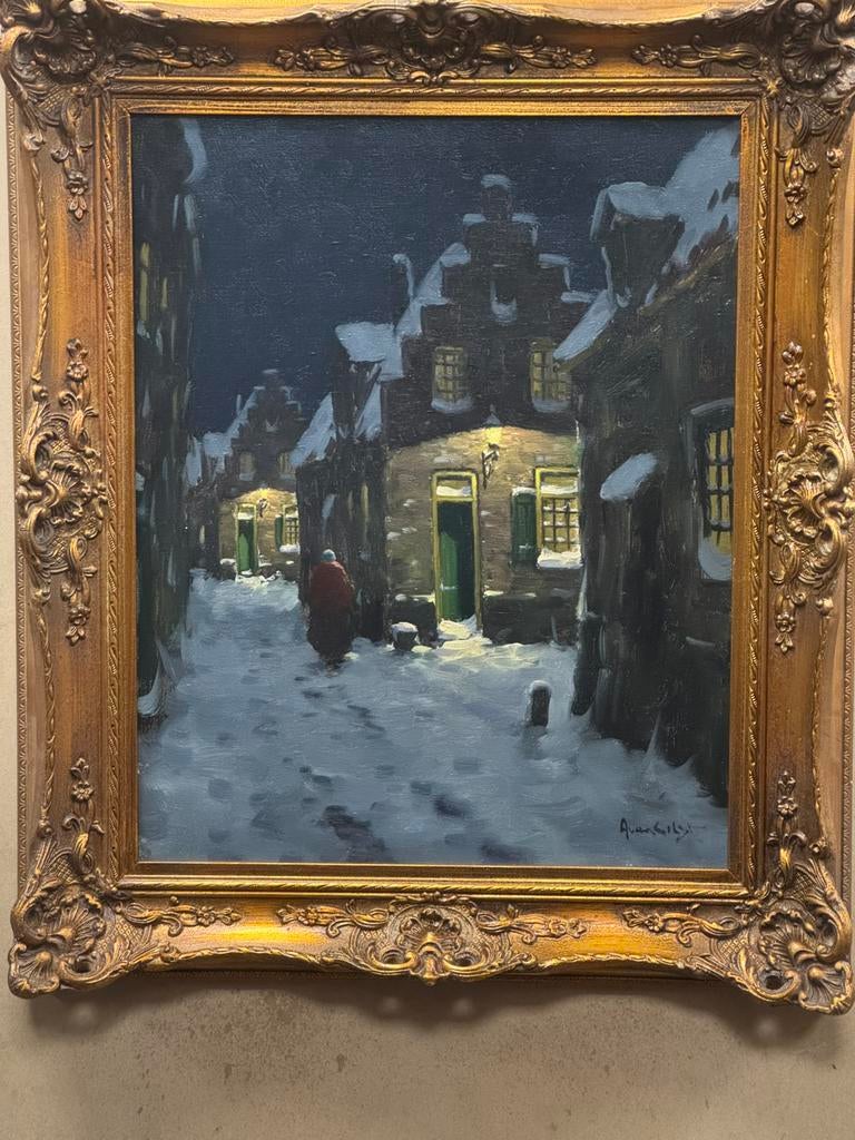 Schilderij Arnout van Gilst, Antiek en Kunst, Ophalen of Verzenden