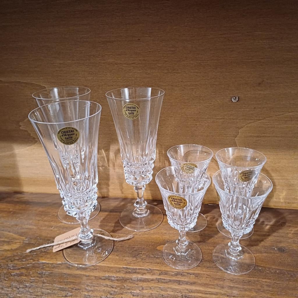 Cristal d Arques glasservies Tuilleries, Ophalen of Verzenden