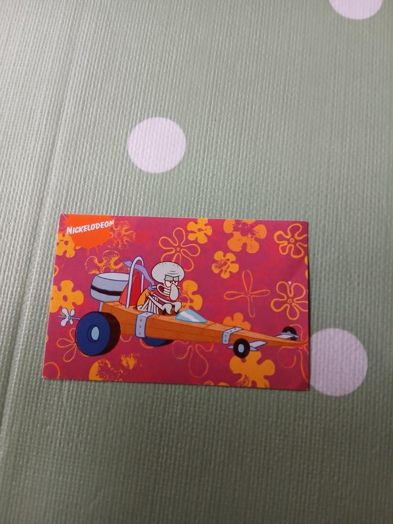 Spongebob Sticker - Verkade, Ophalen of Verzenden, Zo goed als nieuw, Strip of Tekenfilm
