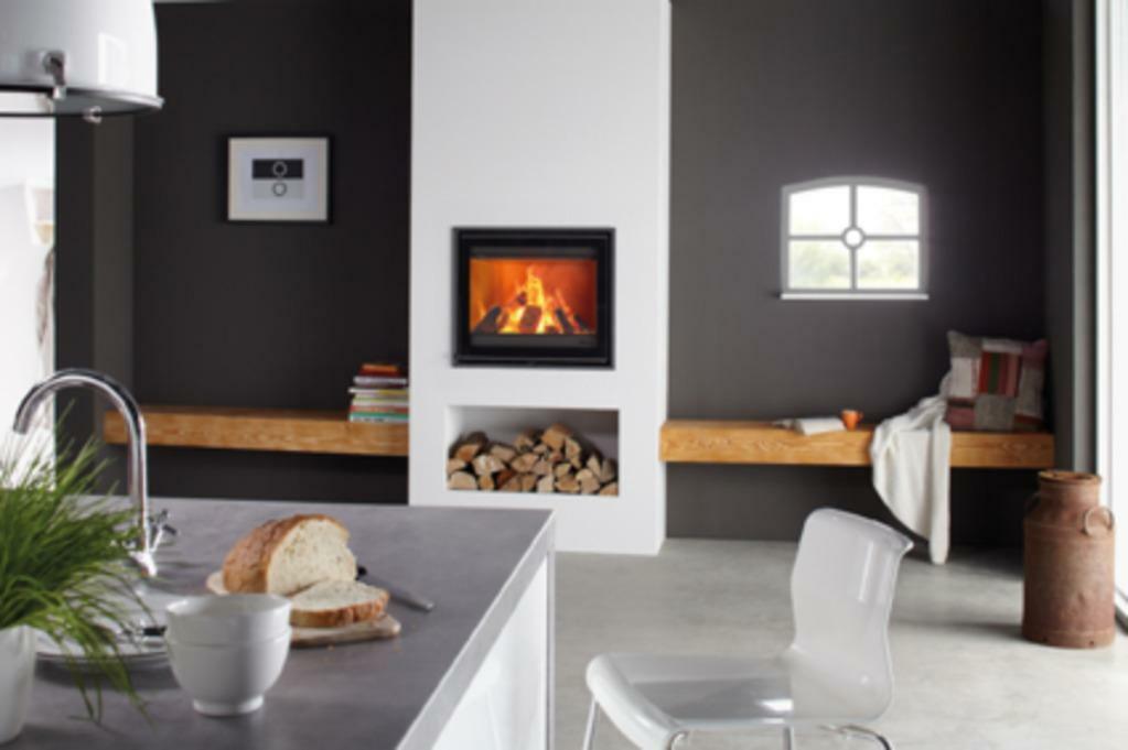 Dik Geurts Prostyle 700 EA Houtgestookte moderne inzethaard, Huis en Inrichting, Kachels, Nieuw, Hout, Inbouw
