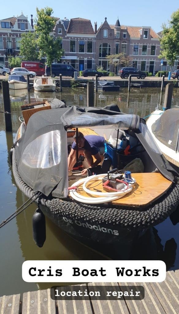 Onderhoud aan sloep/ motorboot op locatie of Rijpwetering, Nieuw, Ophalen of Verzenden, 6 meter of meer, Overige brandstoffen