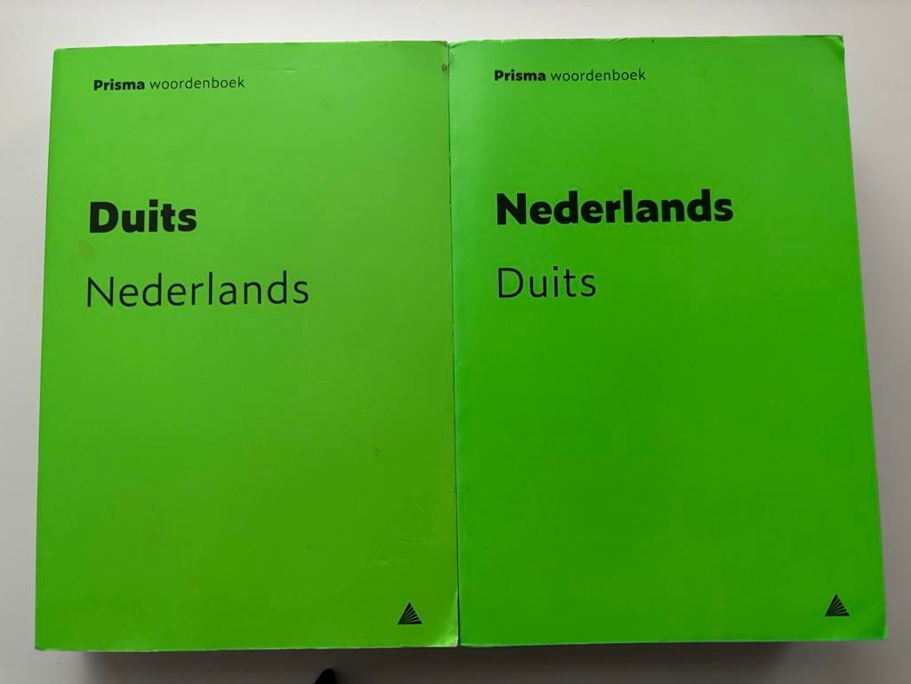 Duits-Nederlands woordenboek set, Boeken, Ophalen, Zo goed als nieuw, Prisma of Spectrum, Duits