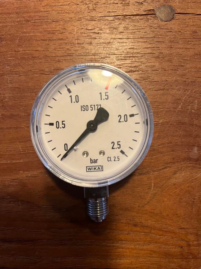 2 st. Manometer, Ophalen of Verzenden, Zo goed als nieuw, Druk