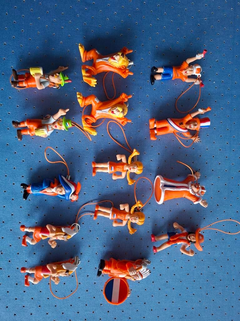 Set van 14 Voetbal Juichpoppetjes Supermarkt, Overige supermarkten, Ophalen of Verzenden