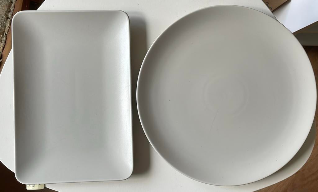 2 Färgklar servies schalen, Ophalen of Verzenden, Zo goed als nieuw, Overige stijlen, Schaal of Schalen